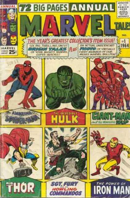 Marvel Tales Annual #1 comic cover