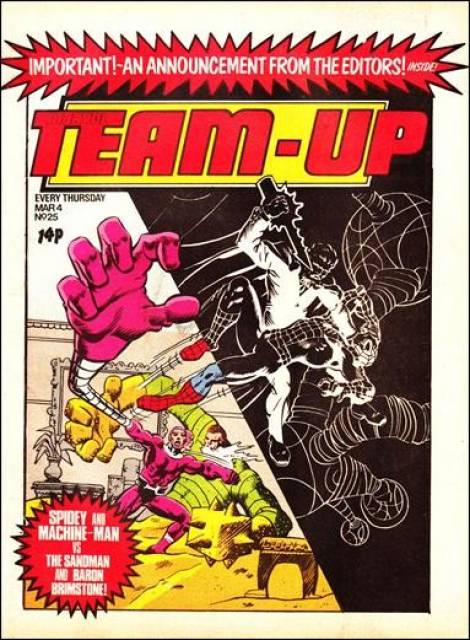 Marvel Team-Up #25 comic cover