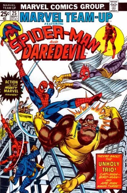 Marvel Team Up #25 comic cover