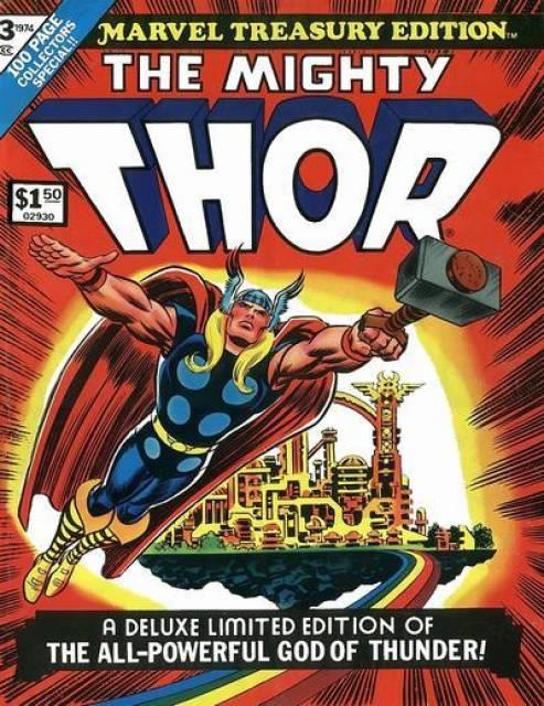 Marvel Treasury Edition #3 comic cover