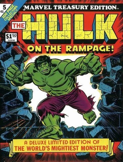 Marvel Treasury Edition #5 comic cover