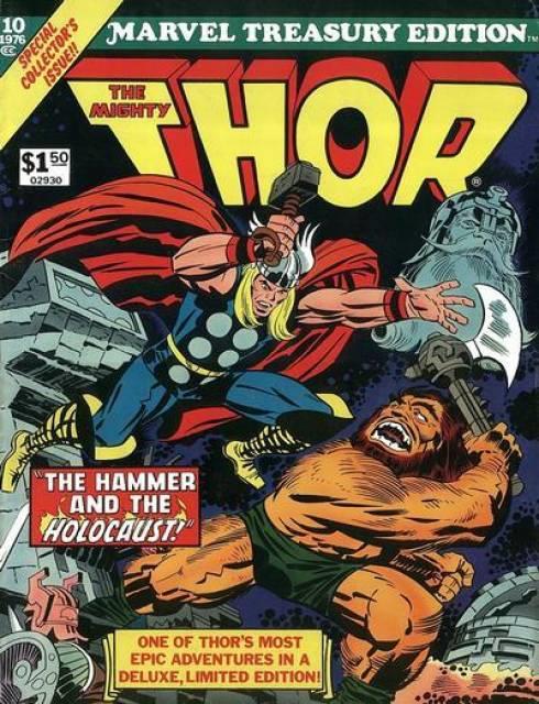 Marvel Treasury Edition #10 comic cover