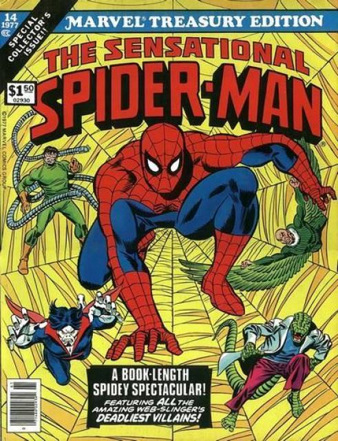 Marvel Treasury Edition #14 comic cover