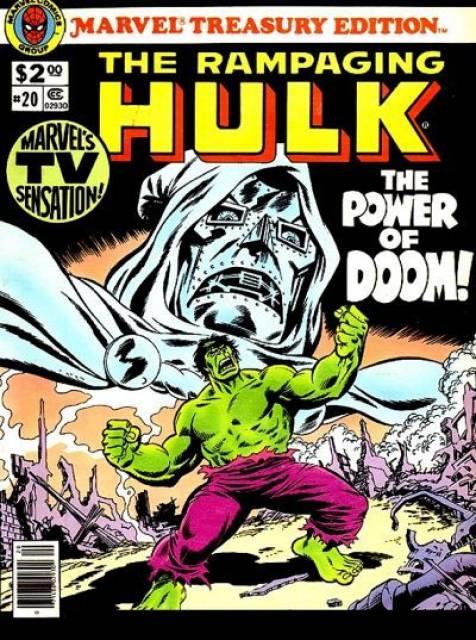Marvel Treasury Edition #20 comic cover
