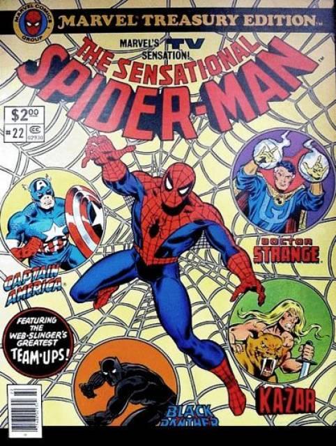 Marvel Treasury Edition #22 comic cover