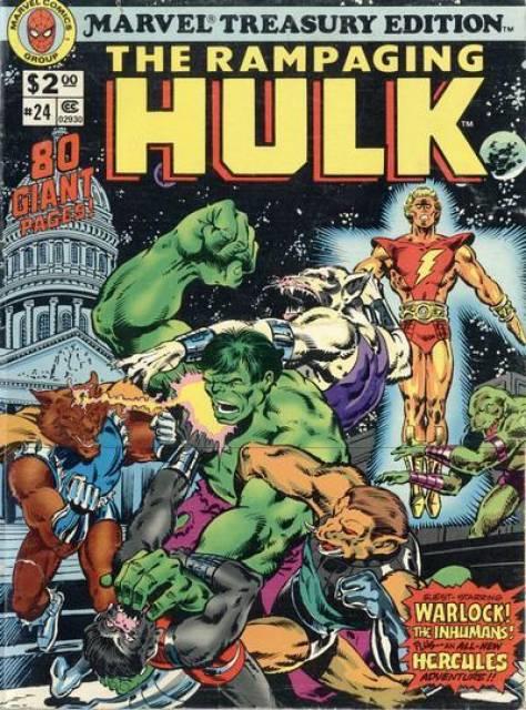 Marvel Treasury Edition #24 comic cover