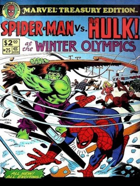 Marvel Treasury Edition #25 comic cover