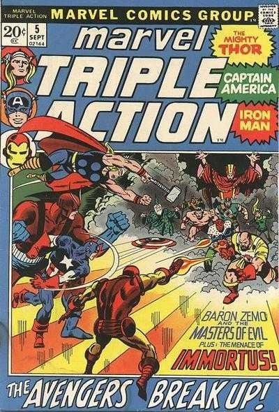 Marvel Triple Action #5 comic cover