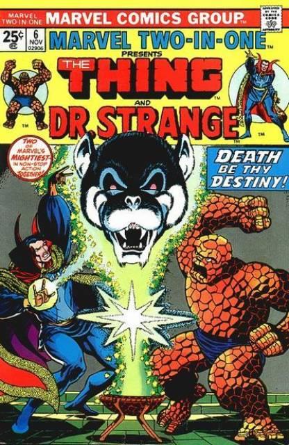 Marvel Two In One #6 comic cover