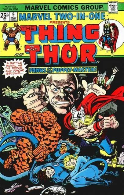 Marvel Two In One #9 comic cover
