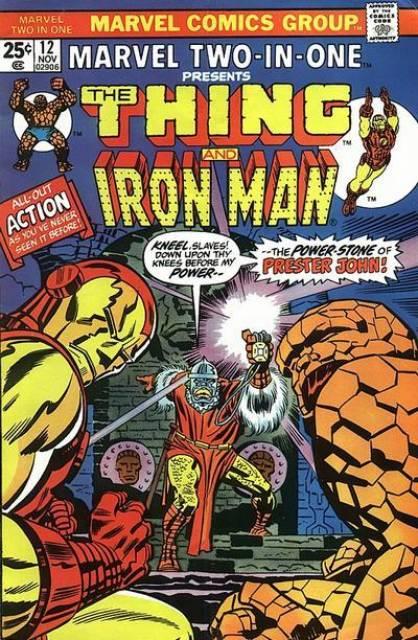 Marvel Two In One #12 comic cover