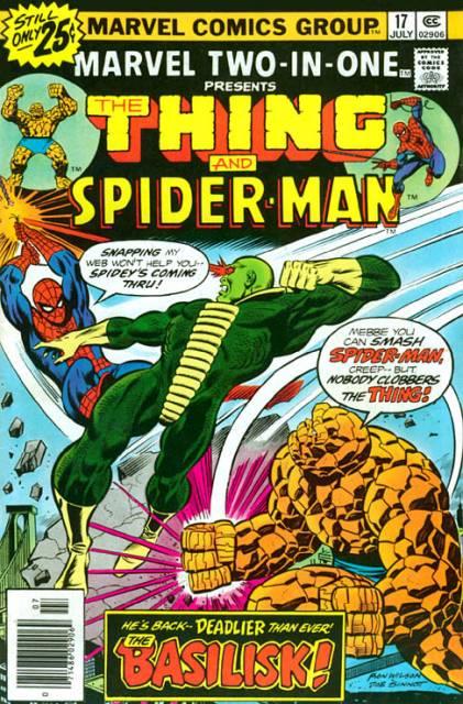 Marvel Two In One #17 comic cover