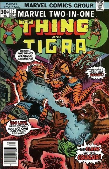 Marvel Two In One #19 comic cover