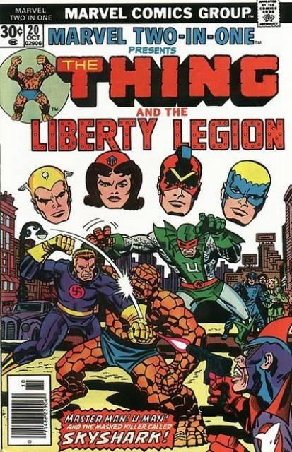 Marvel Two In One #20 comic cover