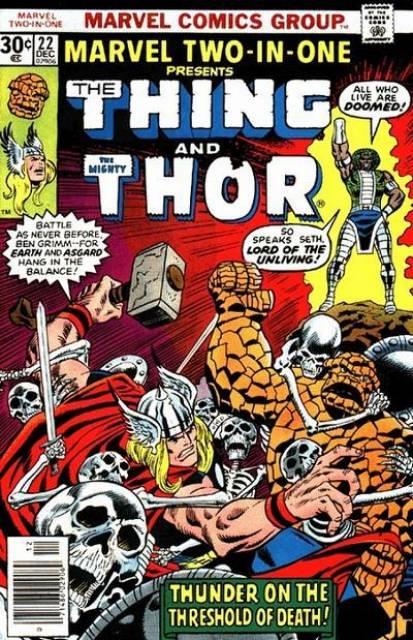 Marvel Two In One #22 comic cover