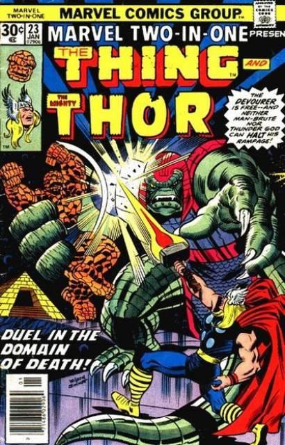 Marvel Two In One #23 comic cover