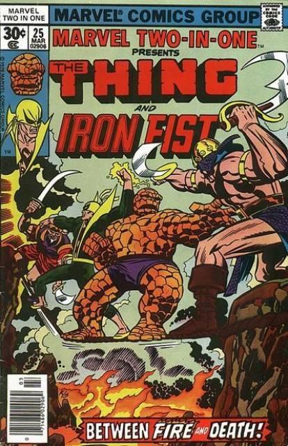 Marvel Two In One #25 comic cover