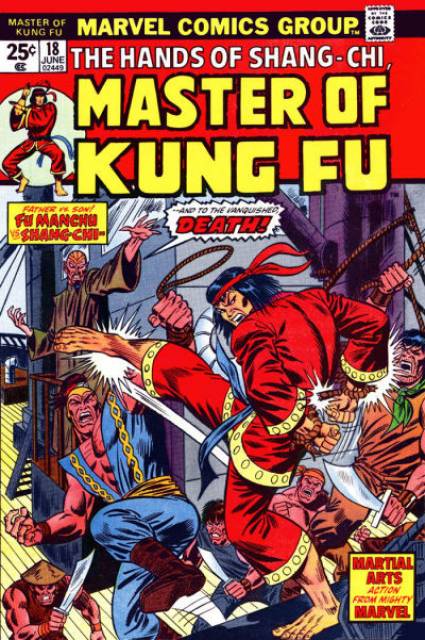 Master of Kung Fu #18 comic cover