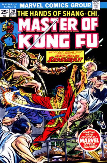 Master of Kung Fu #20 comic cover