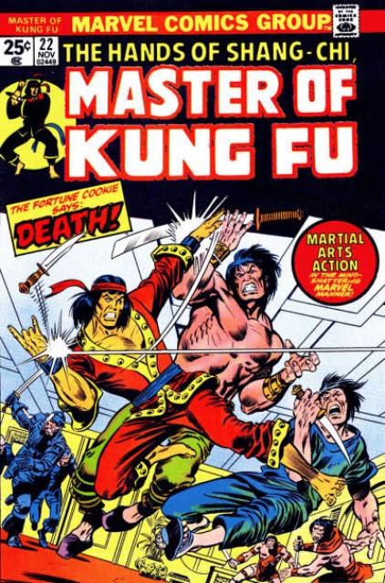 Master of Kung Fu #22 comic cover