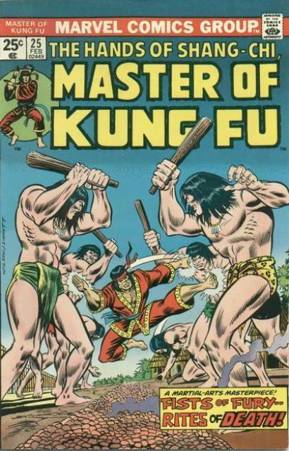 Master of Kung Fu #25 comic cover