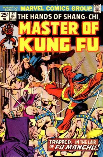 Master of Kung Fu #27 comic cover
