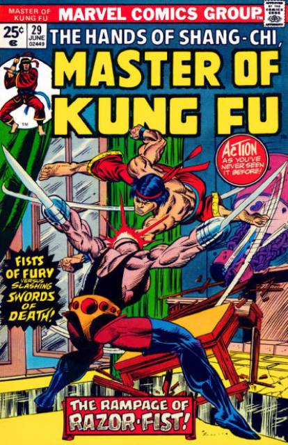 Master of Kung Fu #29 comic cover