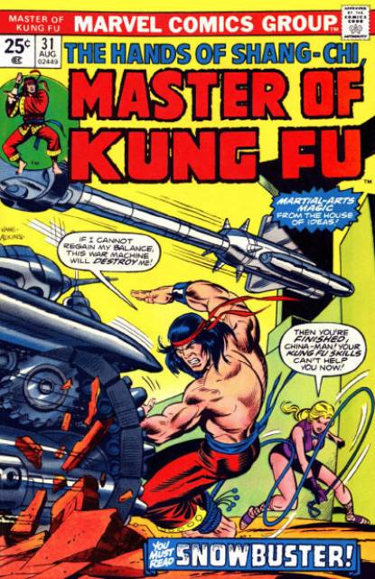 Master of Kung Fu #31 comic cover