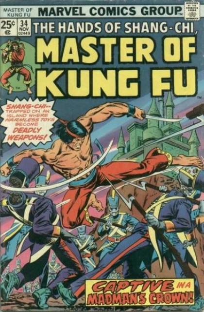 Master of Kung Fu #34 comic cover