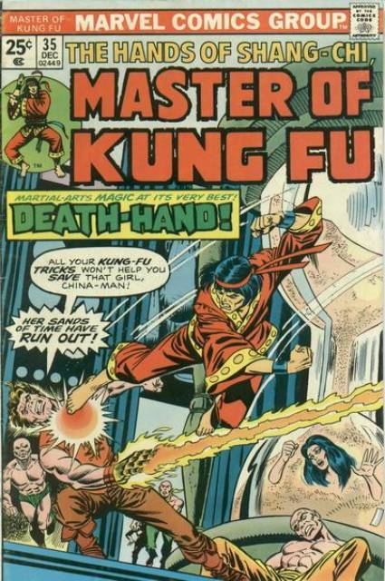 Master of Kung Fu #35 comic cover