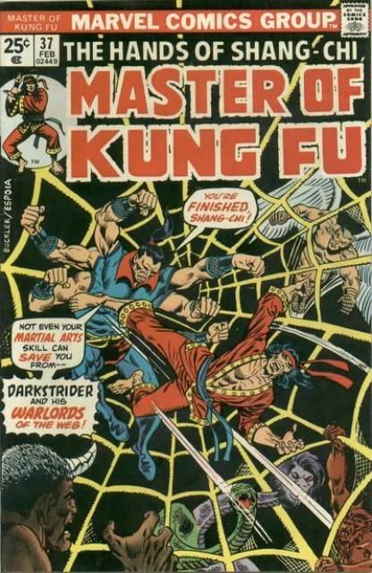 Master of Kung Fu #37 comic cover