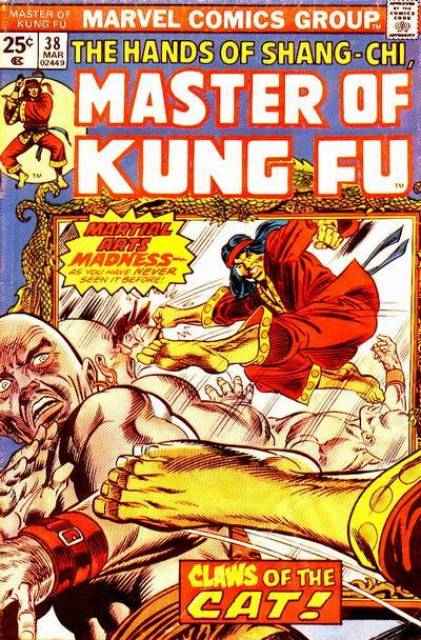 Master of Kung Fu #38 comic cover