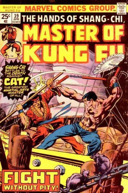 Master of Kung Fu #39 comic cover