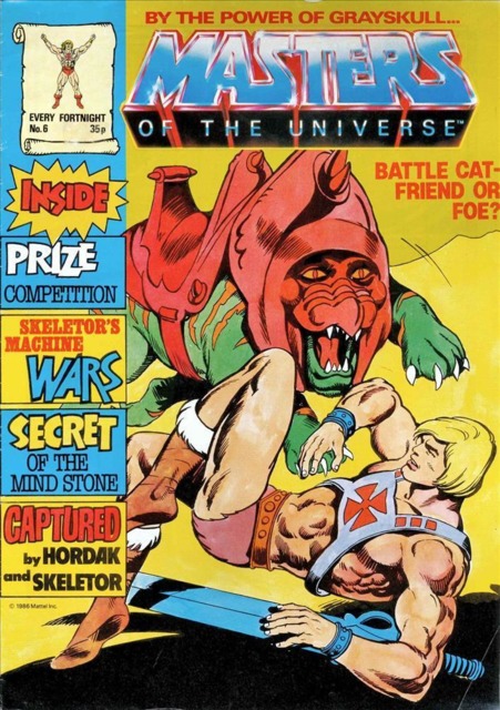 Masters of the Universe #6 comic cover