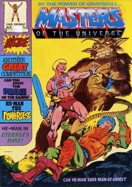 Masters of the Universe #8 comic cover