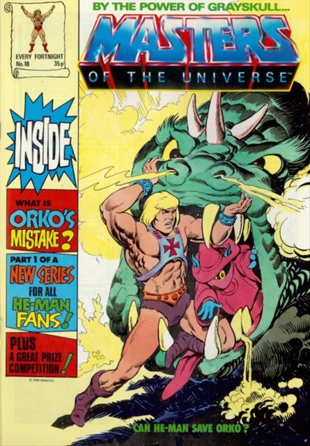 Masters of the Universe #18 comic cover