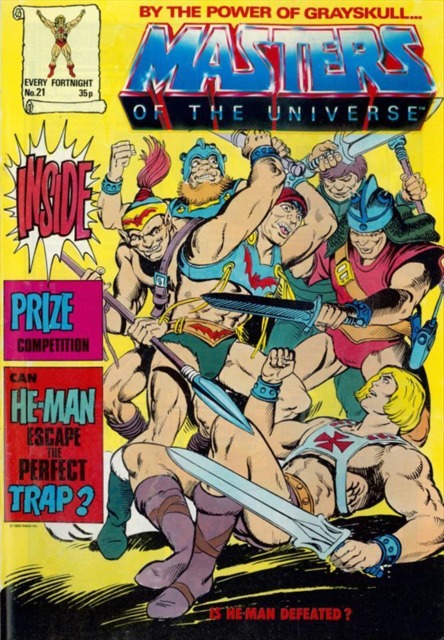 Masters of the Universe #21 comic cover