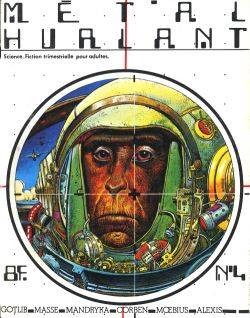 Metal Hurlant (French language) #4 comic cover