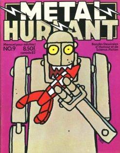 Metal Hurlant (French language) #9 comic cover