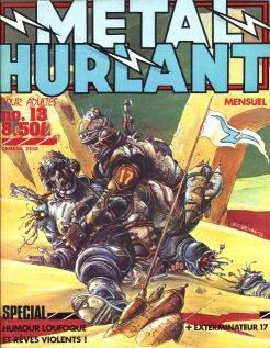Metal Hurlant (French language) #13 comic cover