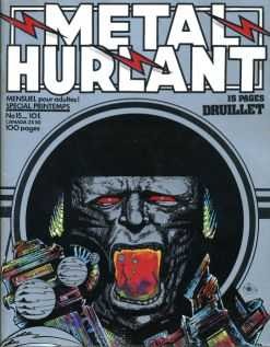 Metal Hurlant (French language) #15 comic cover