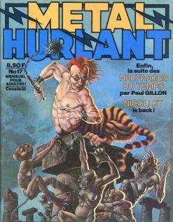 Metal Hurlant (French language) #17 comic cover