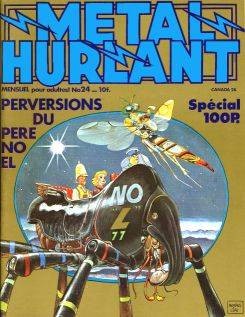 Metal Hurlant (French language) #24 comic cover