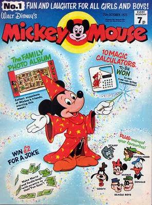 Micky Mouse #1 comic cover