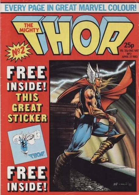 Mighty Thor #2 comic cover