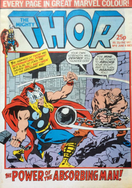 Mighty Thor #8 comic cover