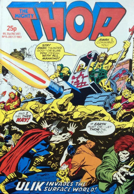 Mighty Thor #15 comic cover