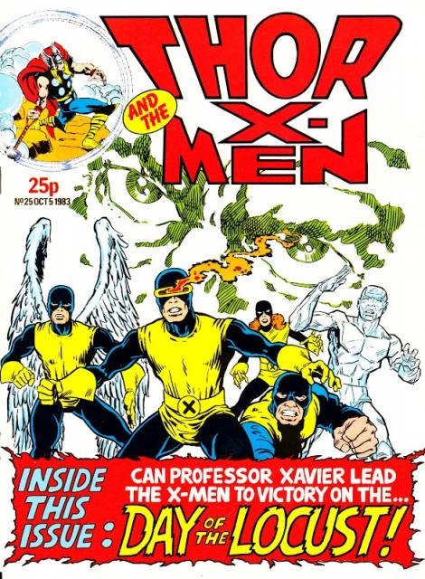Mighty Thor & X-MEN #25 comic cover
