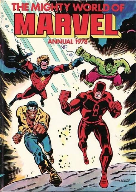 Mighty World of Marvel Annual 1978 comic cover