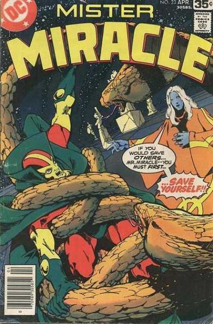 Mister Miracle Vol 1 #23 comic cover
